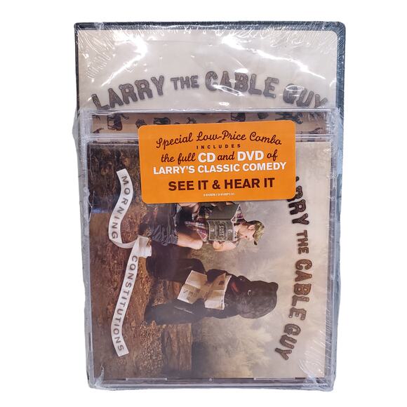 Larry the Cable Guy Morning Constitutions DVD CD Larrys Comedy Redneck Humor - Picture 13 of 13